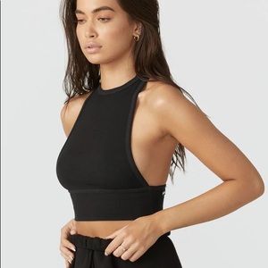 Joah Brown Longline Tank Black S/M